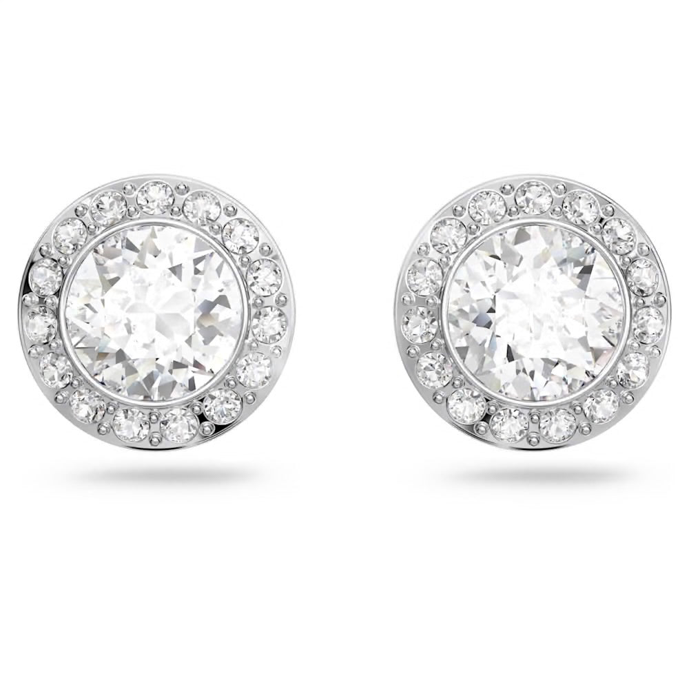 The Silver Sparkling Halo Harmony Studs