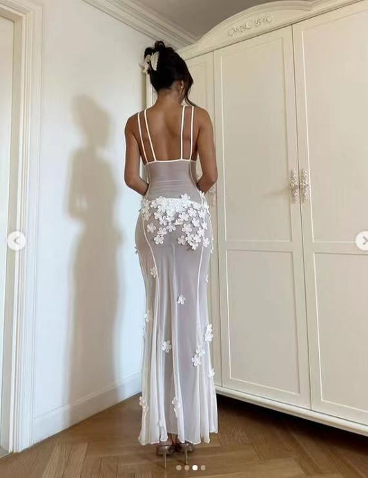 Aylee | Sleeveless Waisted Lace Dress