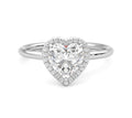 The Silver Sparkling Belle Amour Ring