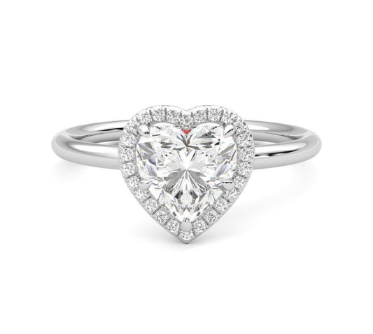 The Silver Sparkling Belle Amour Ring