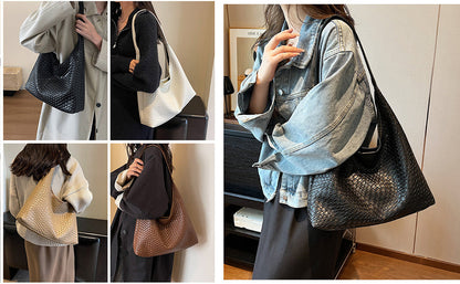 'ARIEL' woven knot bag! Soft Vegan Premium Faux Leather