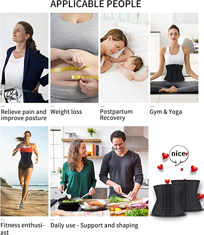 CinchHold Adjustable Hook-and-Eye Waist Trainer