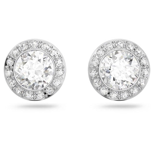 The Silver Sparkling Halo Harmony Studs