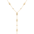 The Gold Dainty Elara Haze Link Necklace