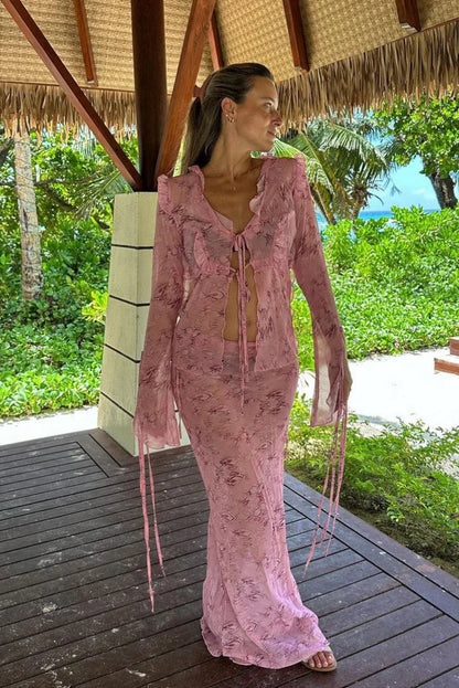 Annabelle | Flowing Maxi Skirt Set